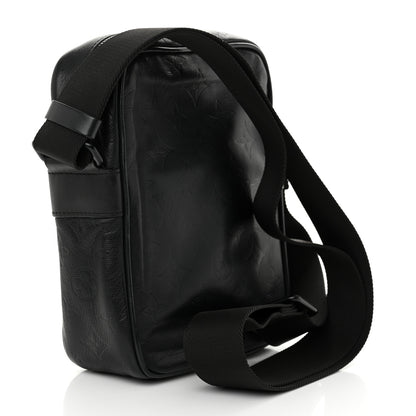 Louis Vuitton Calfskin Monogram Shadow Danube PM Black 3 of 10