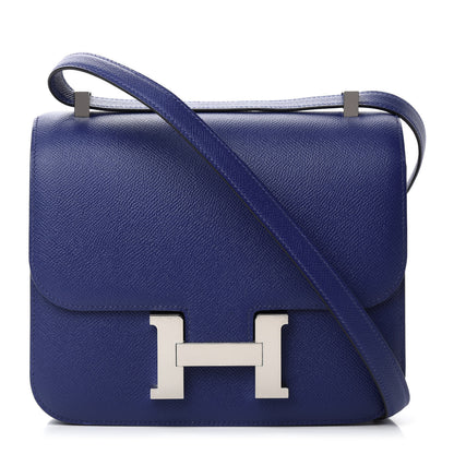 Hermes Epsom Constance 24 Bleu Electrique 1 of 11