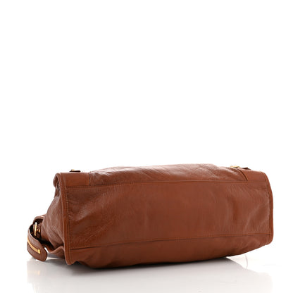 Balenciaga Agneau Classic Gold Hardware City Marron Cognac 5 of 12