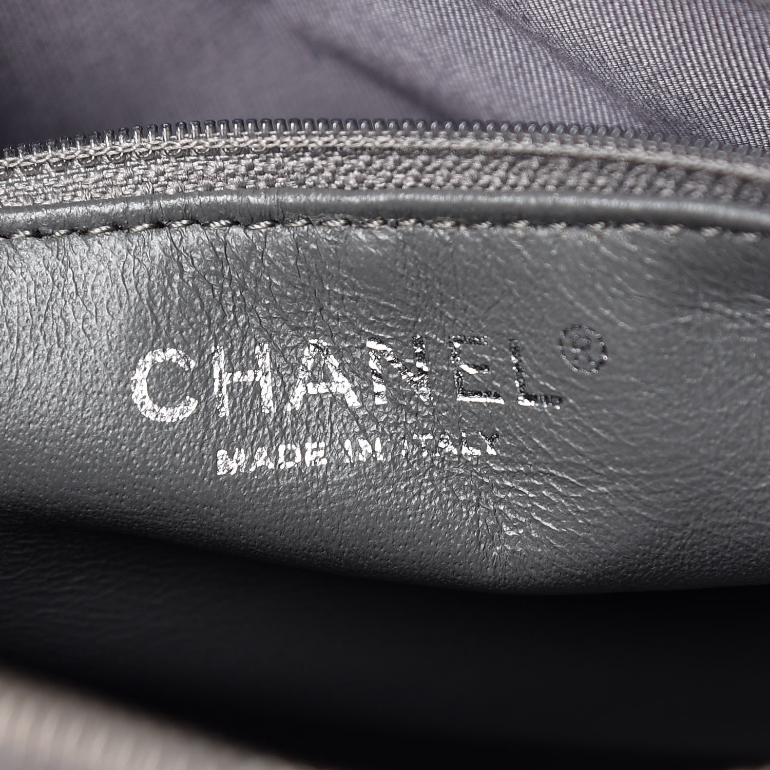 Chanel Aged Calfskin Quilted Large Reissue Camera Case Grey 6 of 20