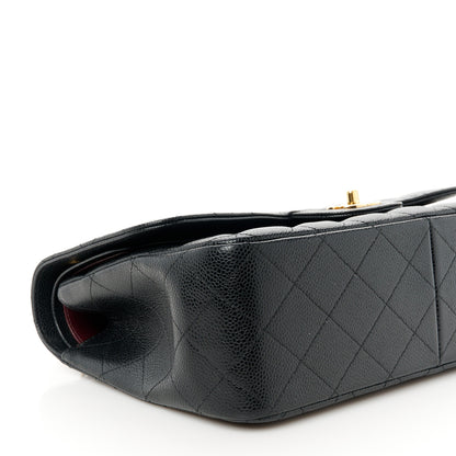 Chanel Caviar Quilted Jumbo Double Flap Black 10 of 12