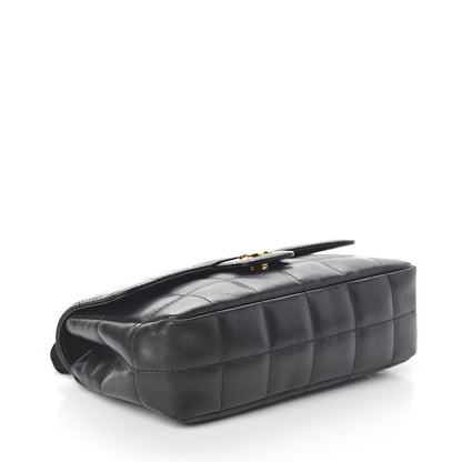 Chanel Lambskin Quilted Mini Chocolate Bar Camellia Flap Black 4 of 11