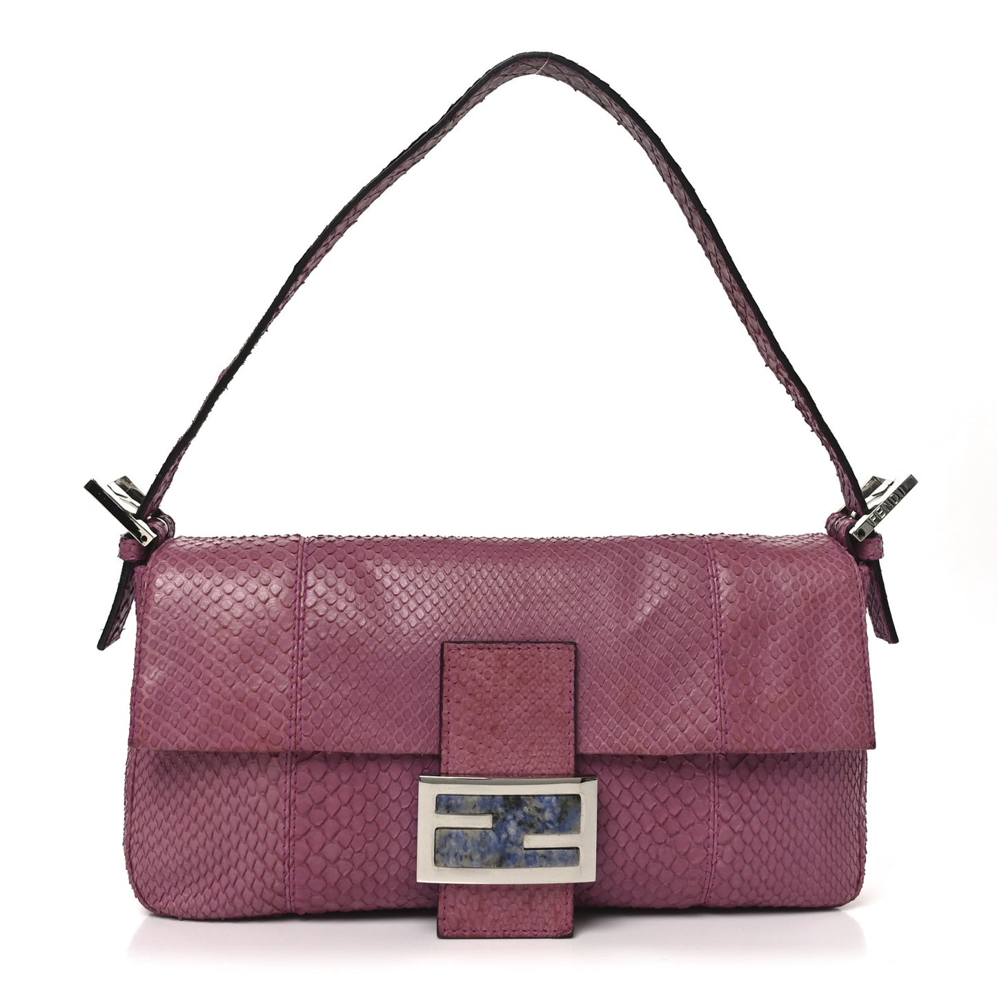 Snakeskin Baguette Pink