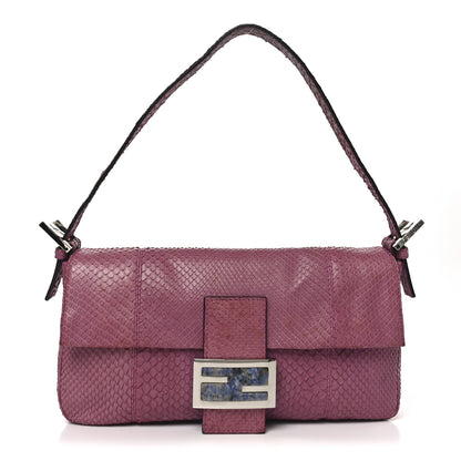 Fendi Snakeskin Baguette Pink 1 of 11
