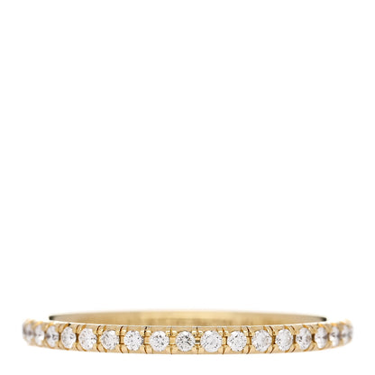 Tiffany 18K Yellow Gold Diamond Metro Band Ring 49 5 1 of 5