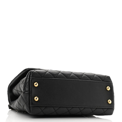 Chanel Caviar Quilted Mini Coco Handle Flap Black 4 of 10