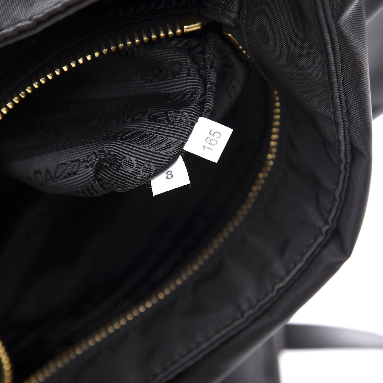 Prada Tessuto Nylon Saffiano Small Messenger Bag Black 8 of 9
