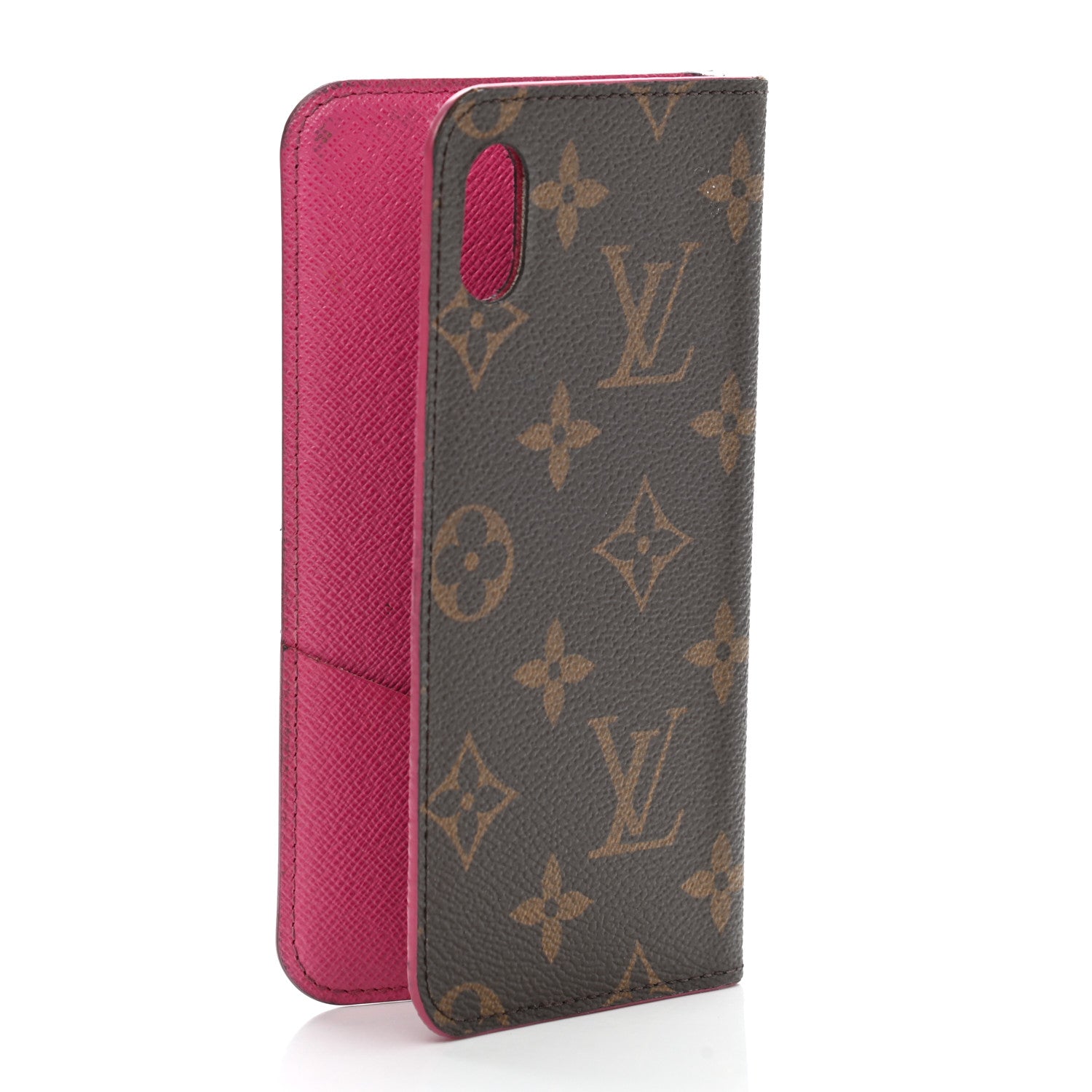 Louis Vuitton Monogram iPhone XS Max Folio Case Rose Pop 3 of 13