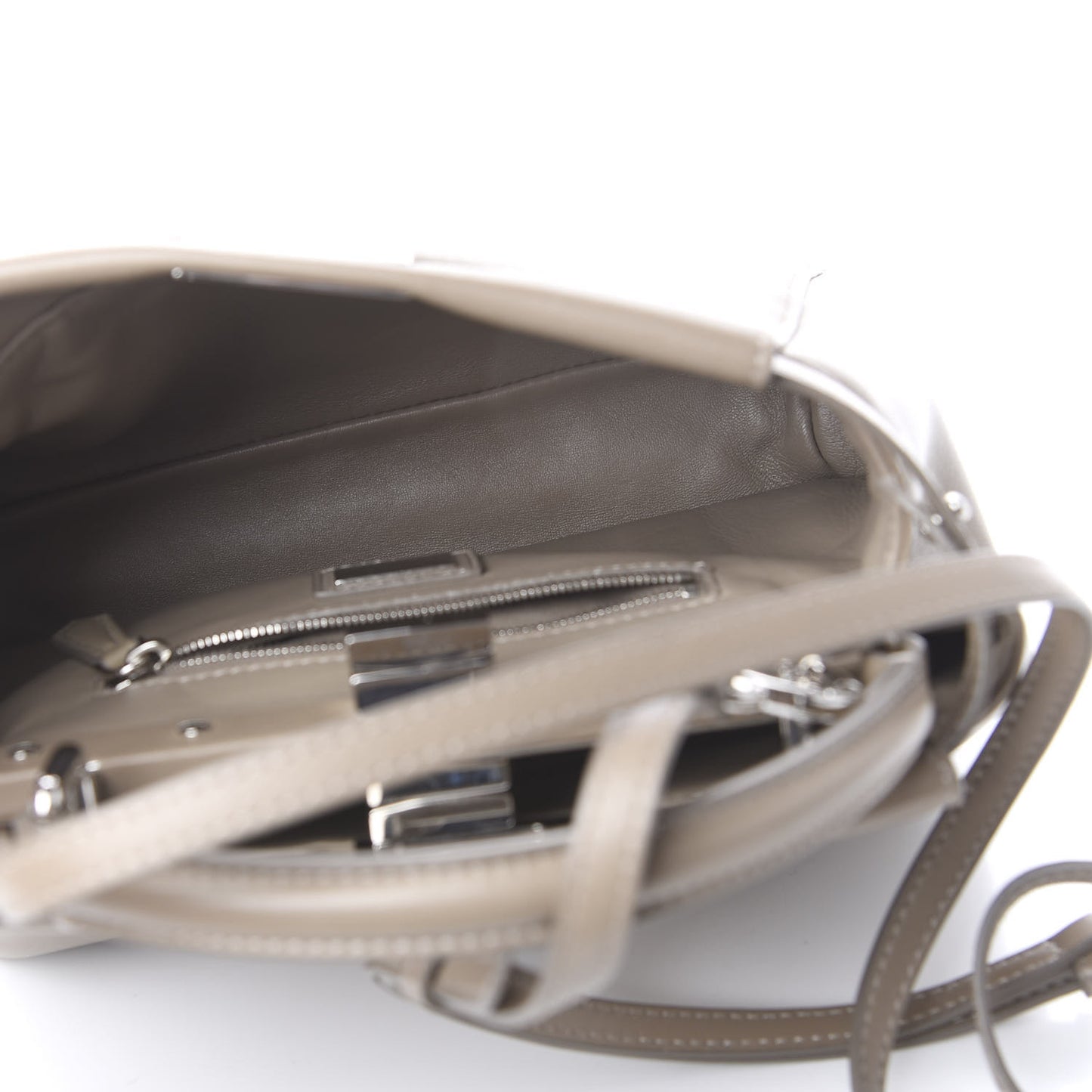 Nappa Mini Peekaboo Iconic Satchel Tortora