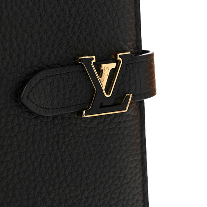 Louis Vuitton Taurillon LV Vertical Capucines Wallet Black Arizona 9 of 10