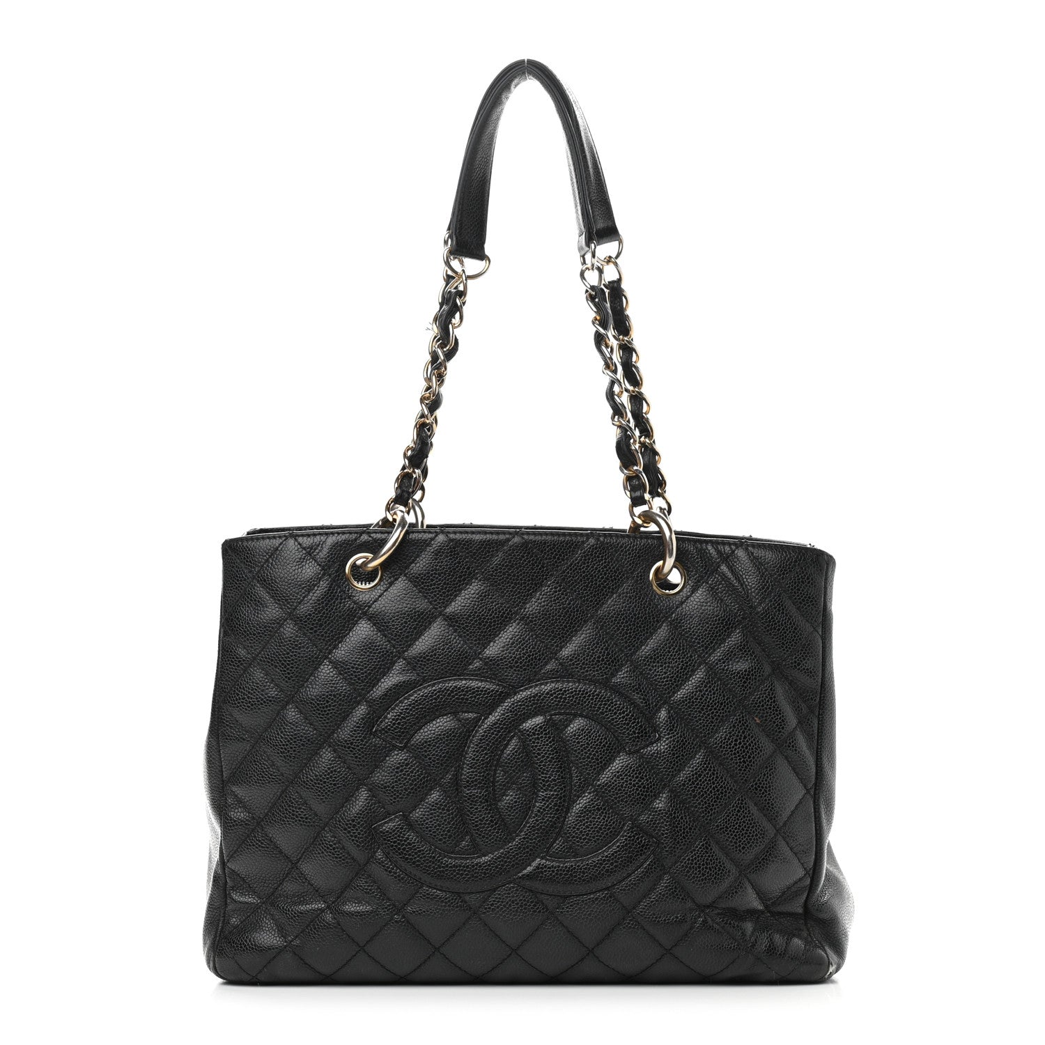 Chanel Caviar Quilted Grand Shopping Tote GST Black 1 of 19