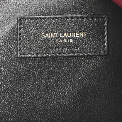 Saint Laurent Lambskin Matelasse Monogram Large Jamie 4.3 New Dark Bordeaux 6 of 10
