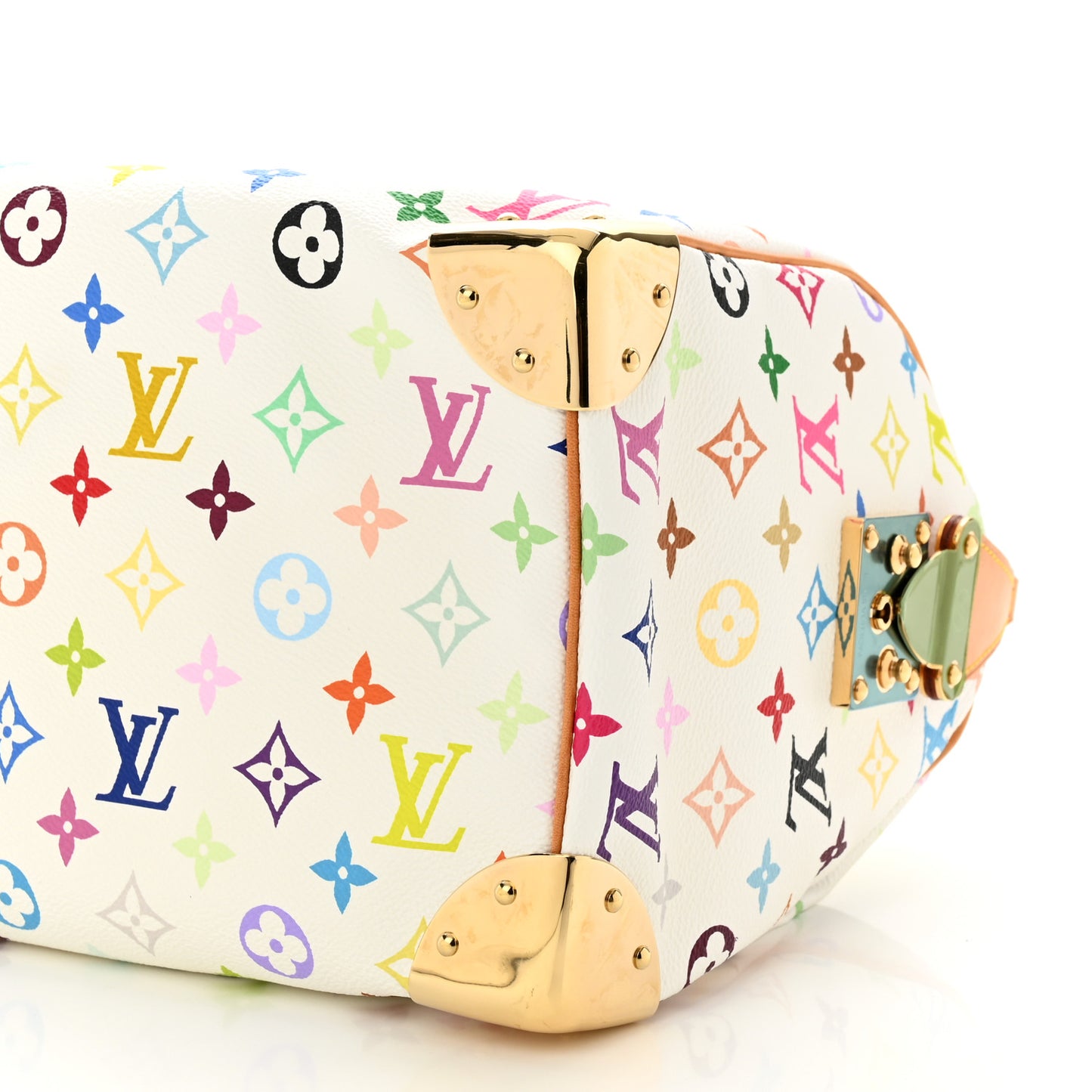 Monogram Multicolor Speedy 30 White