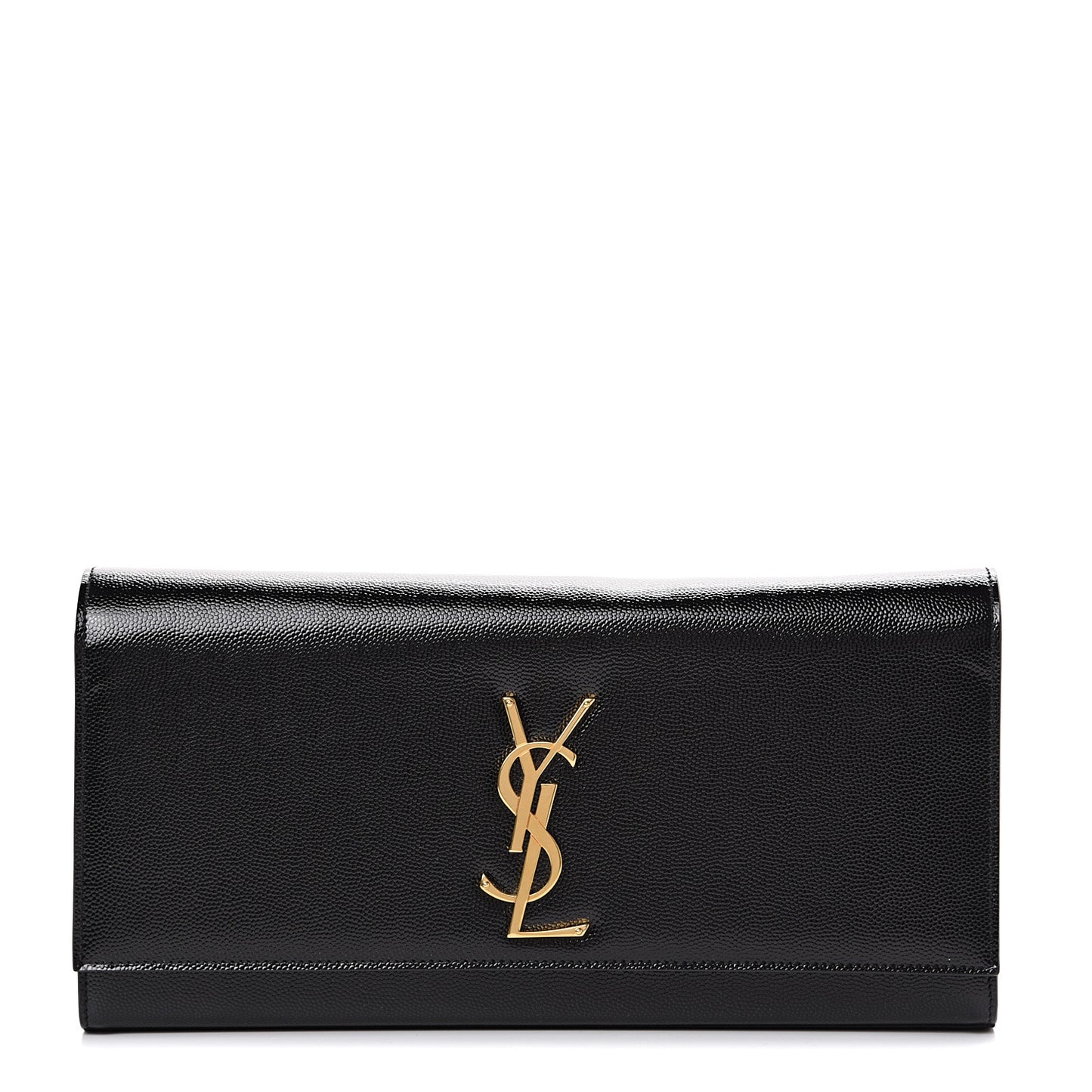 Grain De Poudre Monogram Cassandre Clutch Black
