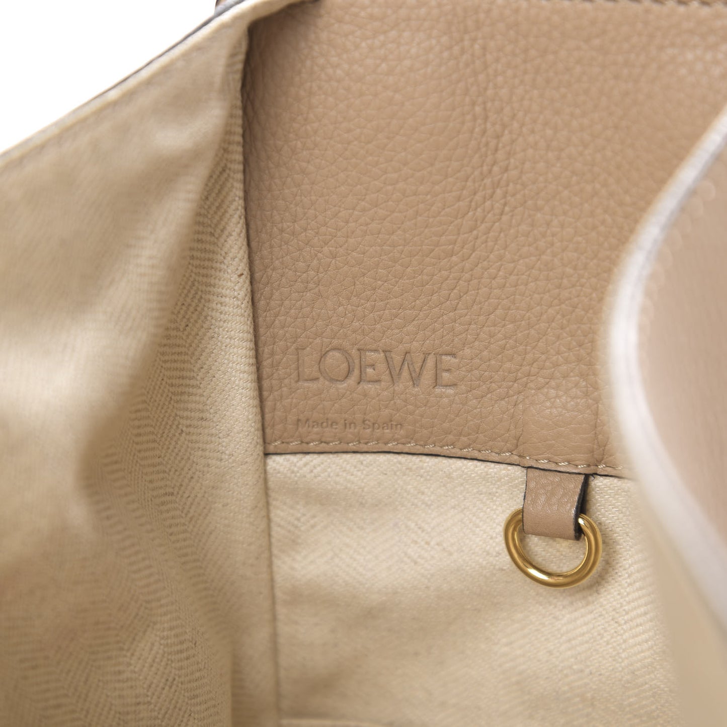 Calfskin Small Hammock Shoulder Bag Sand Mink