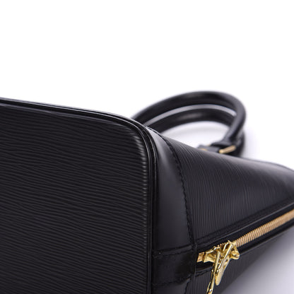 Louis Vuitton Epi Alma PM Black 9 of 11