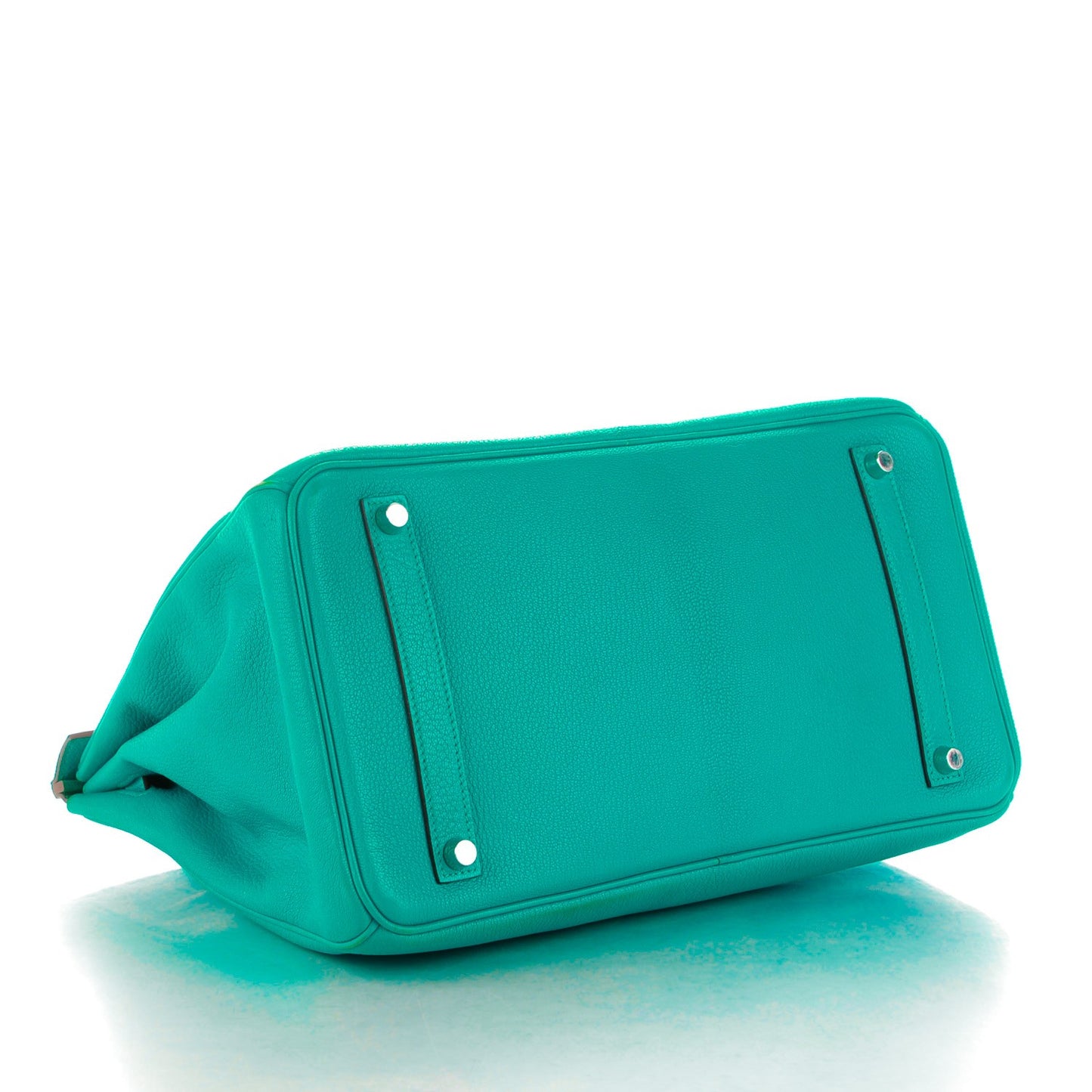 Chevre de Coromandel Birkin 35 Bleu Paon