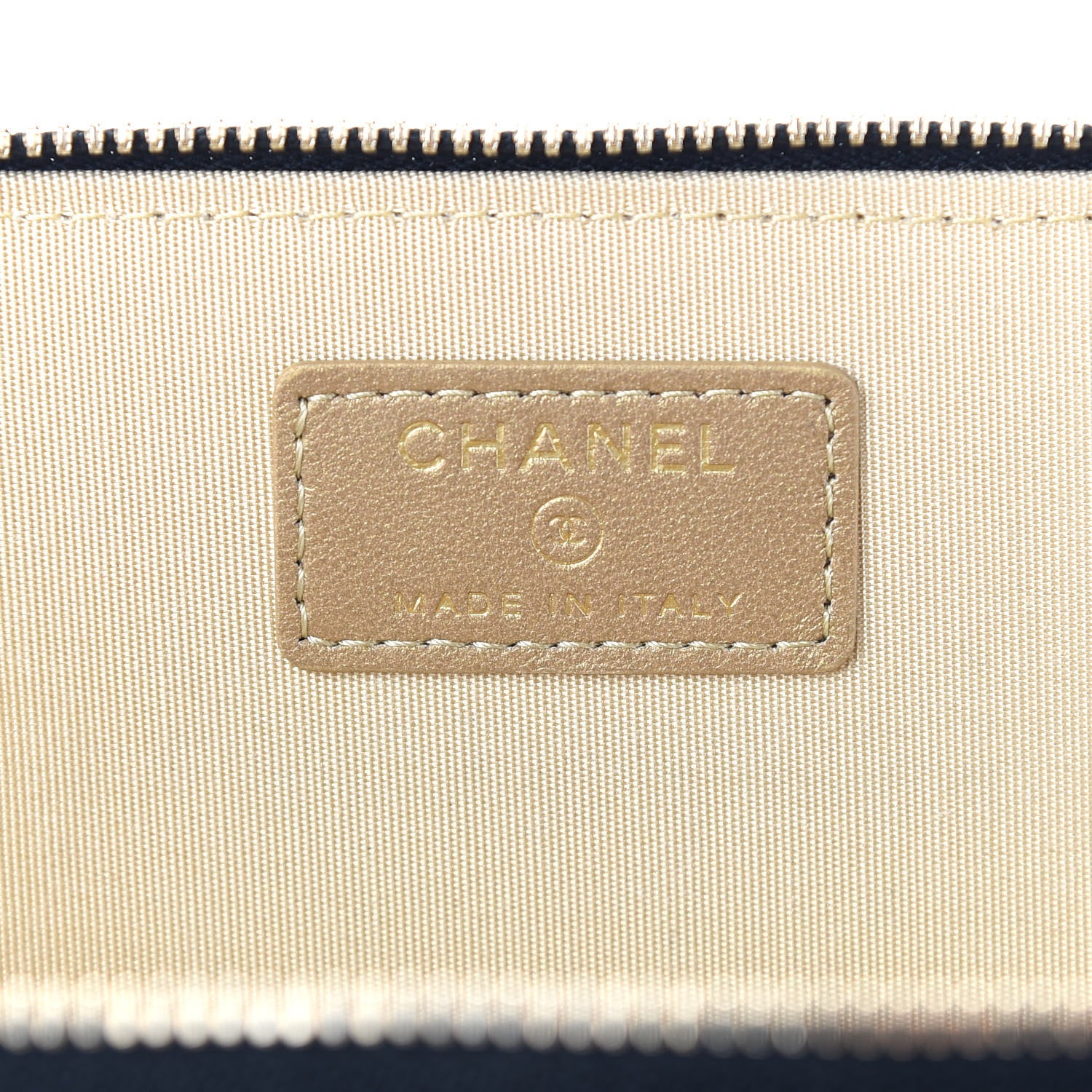 Chanel Lambskin Quilted Pearl Crush Small Vanity Case With Chain Black 6 of 9