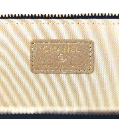 Chanel Lambskin Quilted Pearl Crush Small Vanity Case With Chain Black 6 of 9