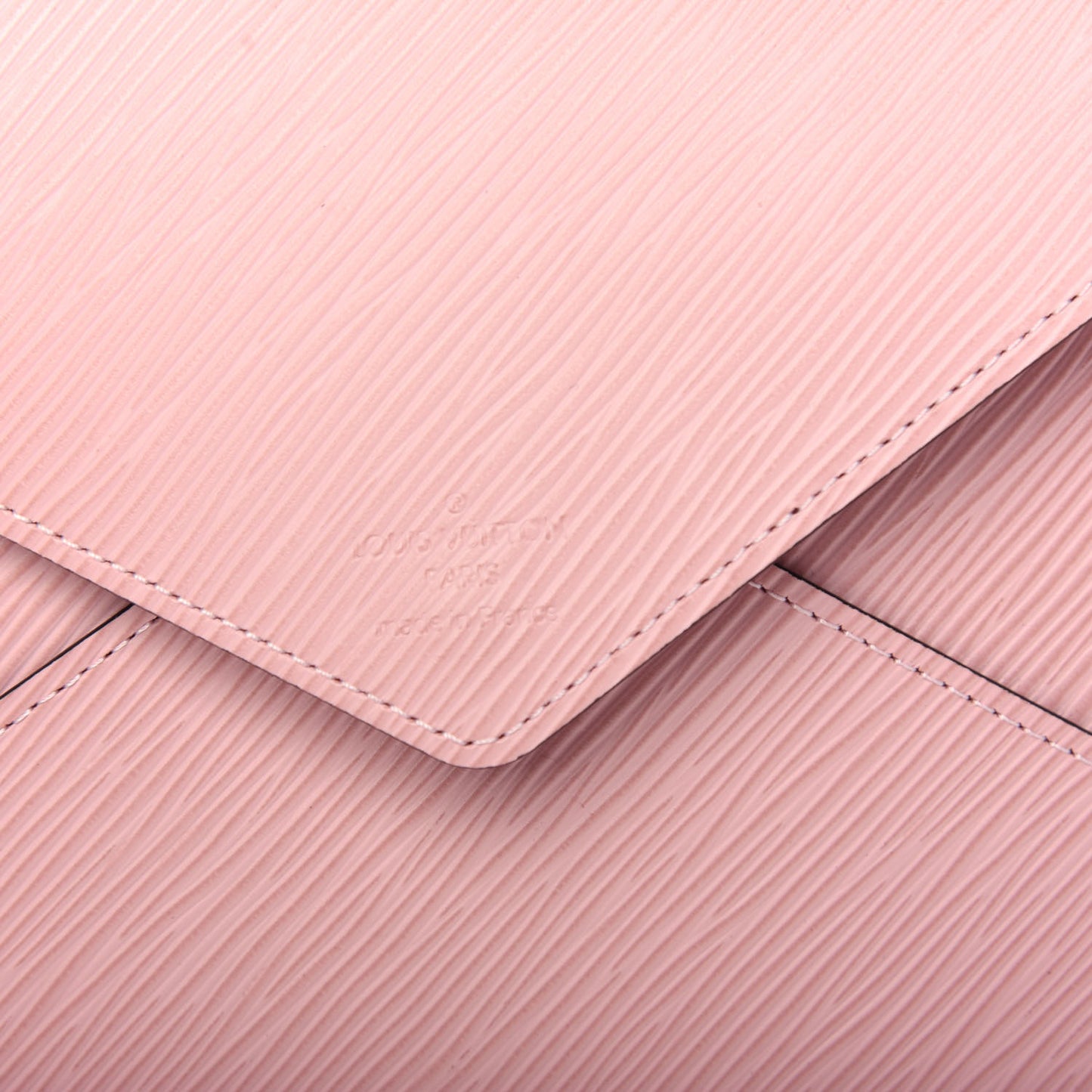 Epi Large Kirigami Pochette Insert Rose Ballerine