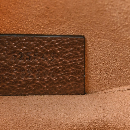 Gucci GG Supreme Monogram Web Ophidia Pouch Brown 7 of 10