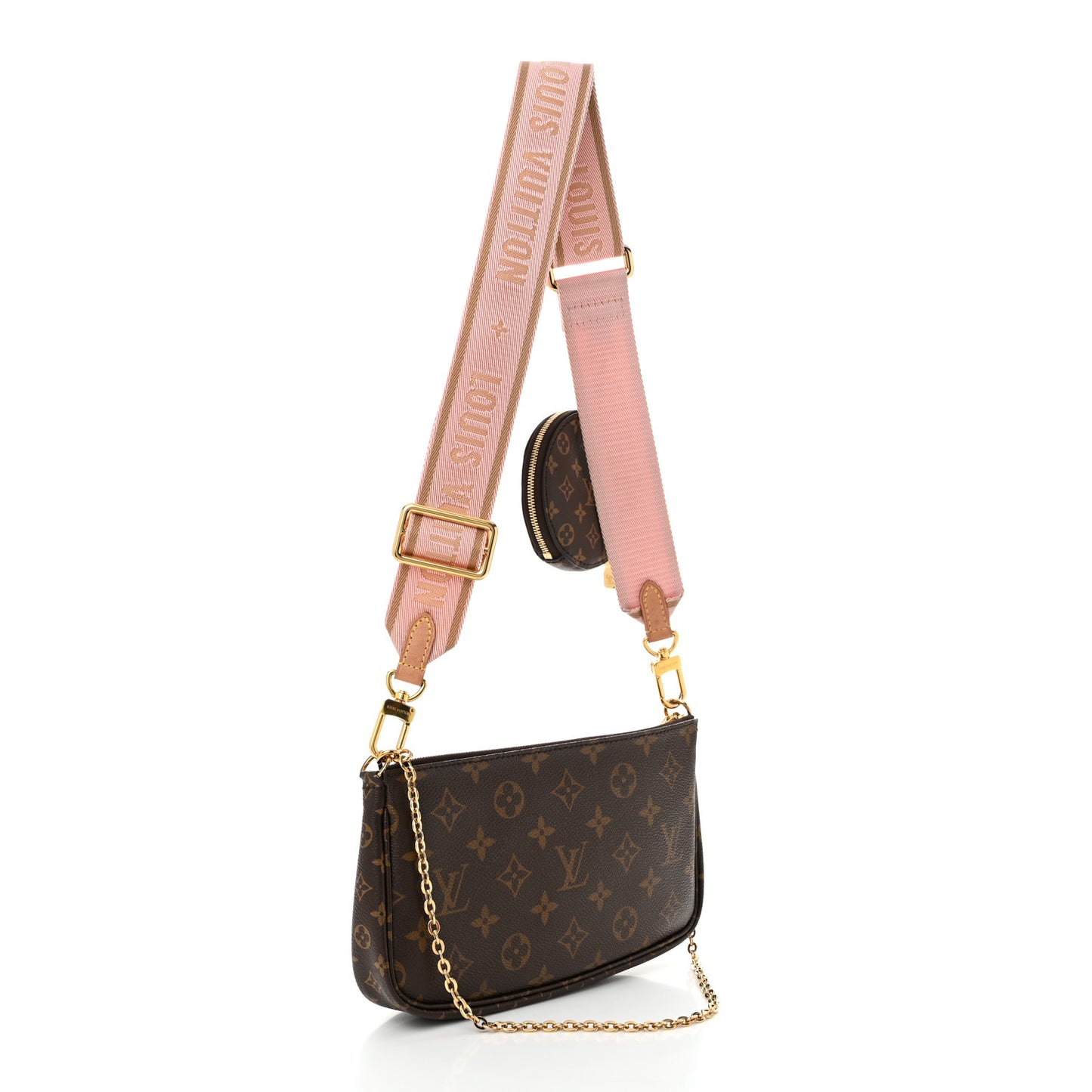 Monogram Multi Pochette Accessories Rose Clair