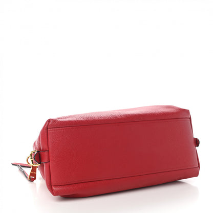 Miu Miu Calfskin Satchel Red 4 of 11