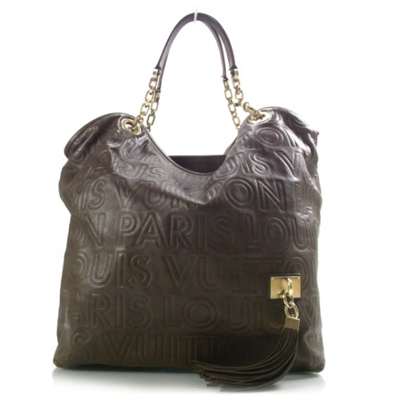 Monogram Paris Souple Whisper GM Chocolate