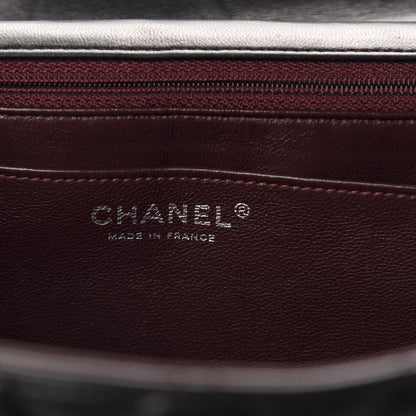 Chanel Lambskin Quilted Maxi Single Flap Black 8 of 10