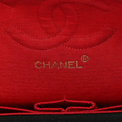 Chanel Jersey Quilted Small Double Flap Black 6 of 17