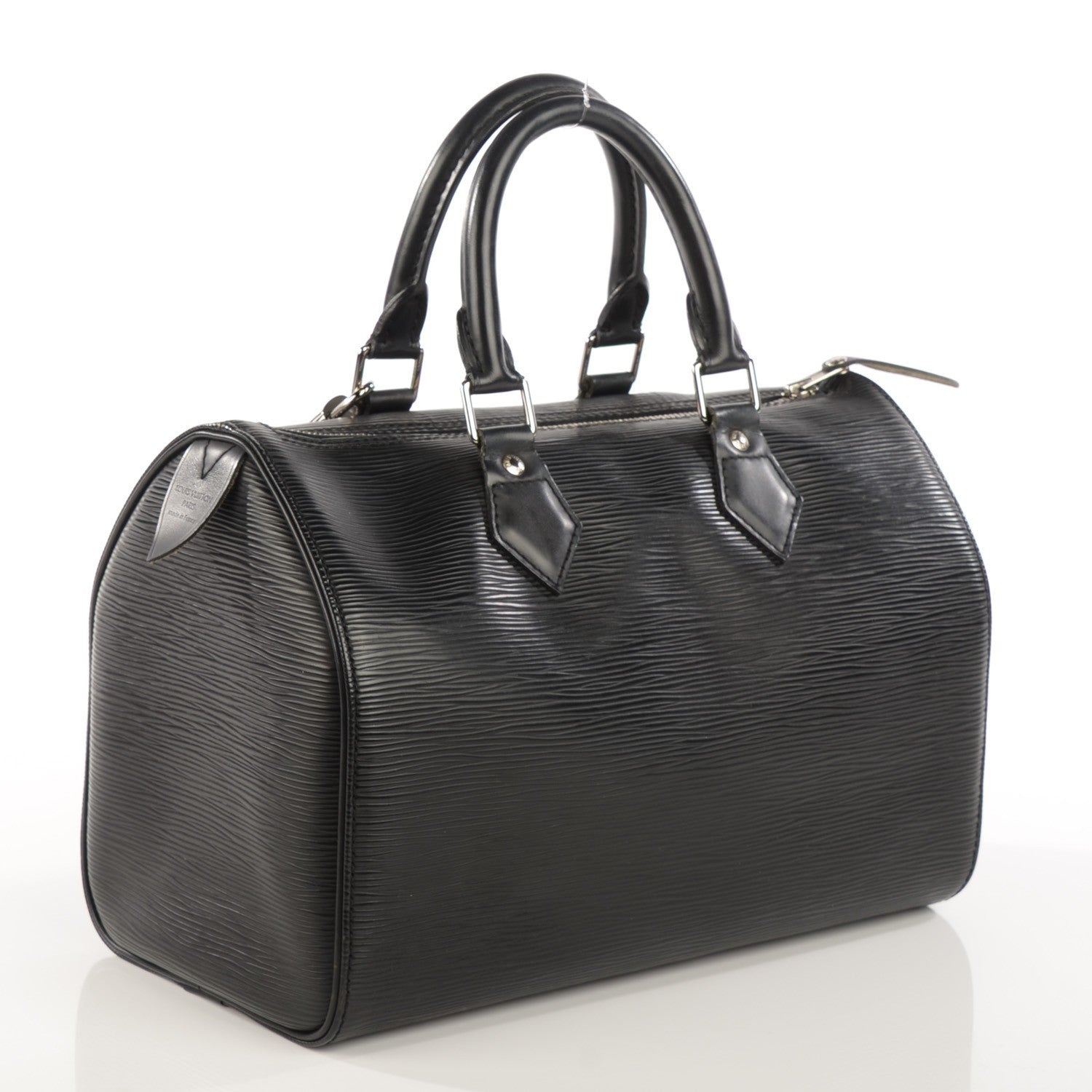 Louis Vuitton Epi Speedy 25 Black 3 of 9