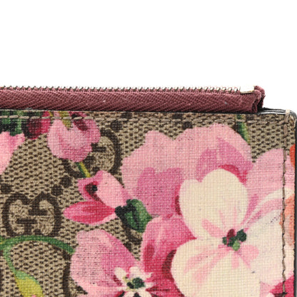 Gucci GG Supreme Monogram Blooms Key Ring Coin Case Beige Multicolor Dry Rose 8 of 8