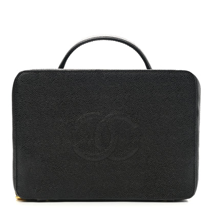 Chanel Caviar CC Vanity Case Black 1 of 8