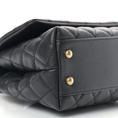 Chanel Caviar Quilted Mini Coco Handle Flap Black 8 of 10