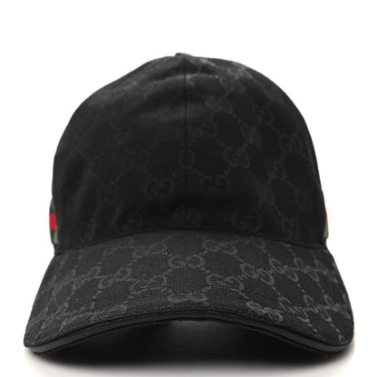 Gucci Monogram Web Baseball Hat S Black 3 of 10