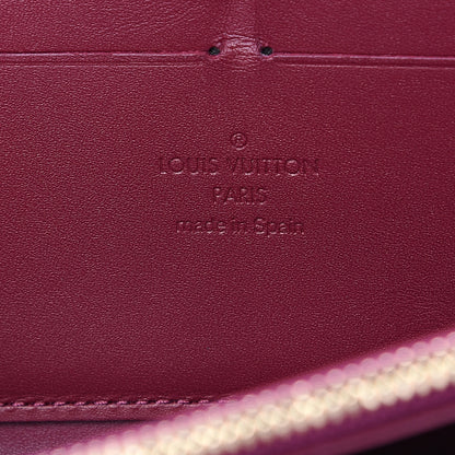 Louis Vuitton Vernis Clemence Wallet Magenta 5 of 6