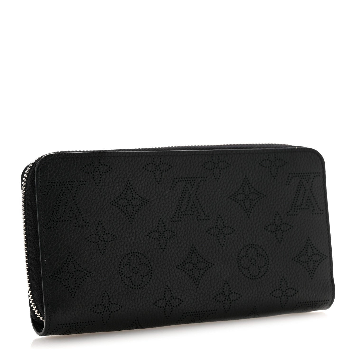 LOUIS VUITTON ブラックレザー財布 Louis Vuitton Mahina Zippy Wallet NM Black 1893791 – FASHIONPHILE