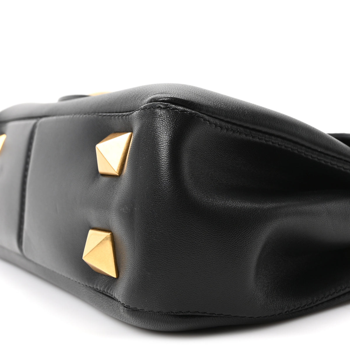 Valentino Garavani Nappa Stud Sign Shoulder Bag Black 9 of 9