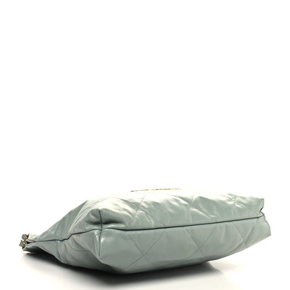 Chanel Shiny Calfskin Quilted Chanel 22 Grey 5 of 12