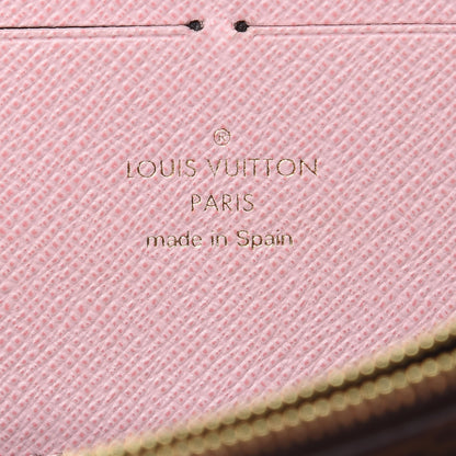 Louis Vuitton Monogram Clemence Wallet Rose Ballerine 6 of 11