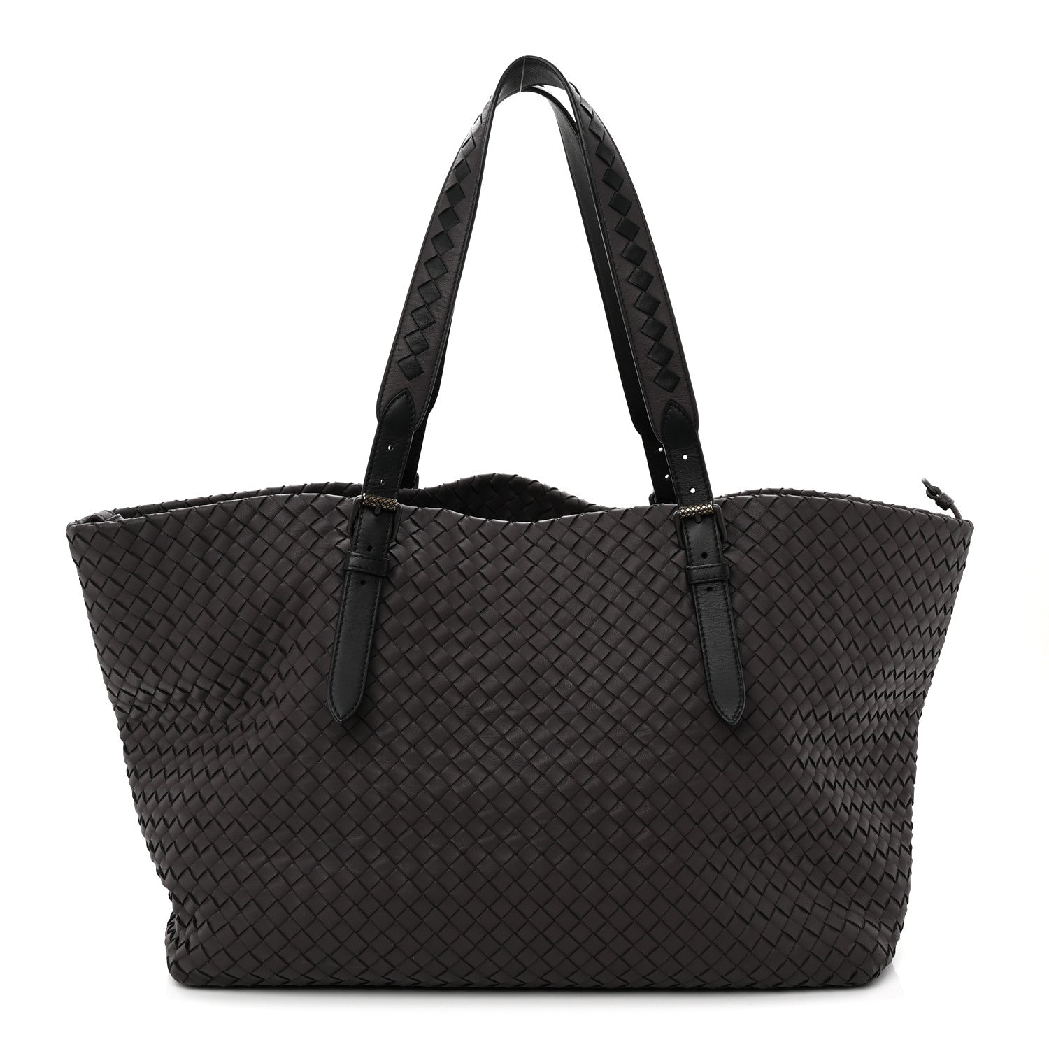 Bottega Veneta Nappa Intrecciato Large Cesta Tote Purple Black 1 of 11
