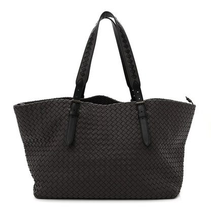 Bottega Veneta Nappa Intrecciato Large Cesta Tote Purple Black 1 of 11