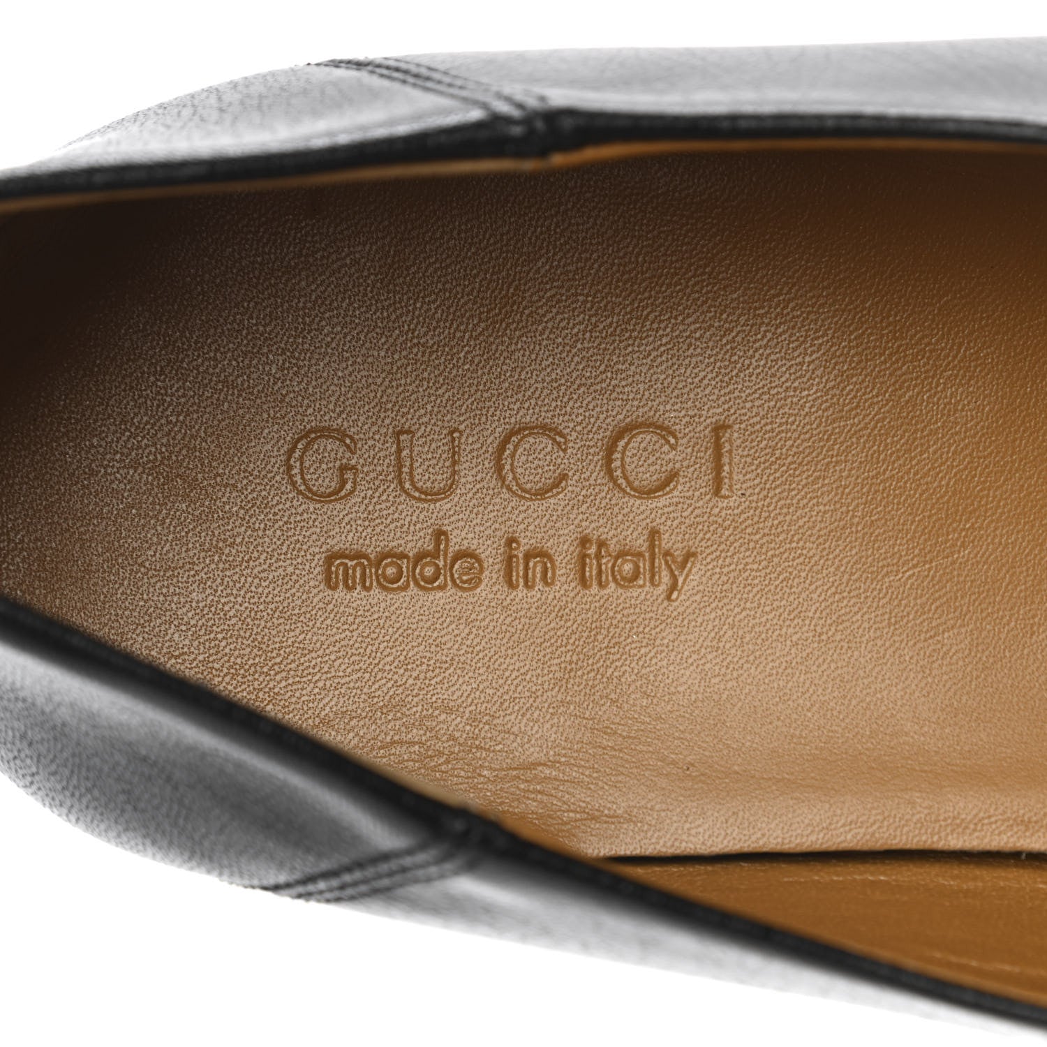 Gucci Goatskin Mens Horsebit Loafers 10.5 Black 7 of 10