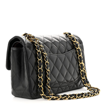 Chanel Lambskin Quilted Small Double Flap Black 3 of 12