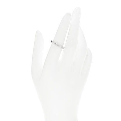 Cartier Platinum 3mm C De Cartier Wedding Band Ring 53 6.5 2 of 5