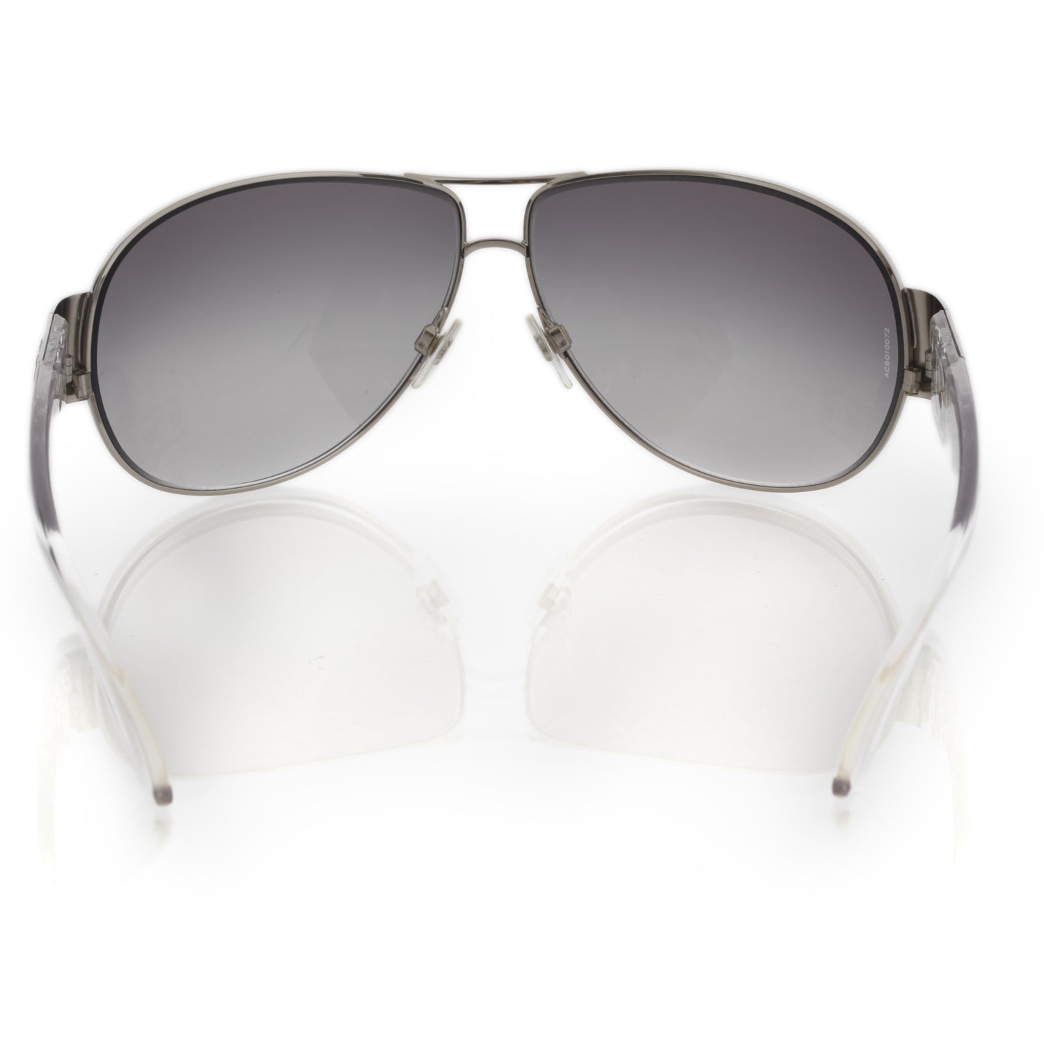 Chanel Aviator Sunglasses 4128 Clear 3 of 11