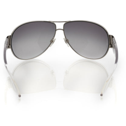 Chanel Aviator Sunglasses 4128 Clear 3 of 11