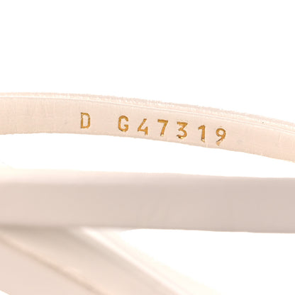 Chanel Goatskin CC Times Square Thong Sandals 38.5 Beige 10 of 11