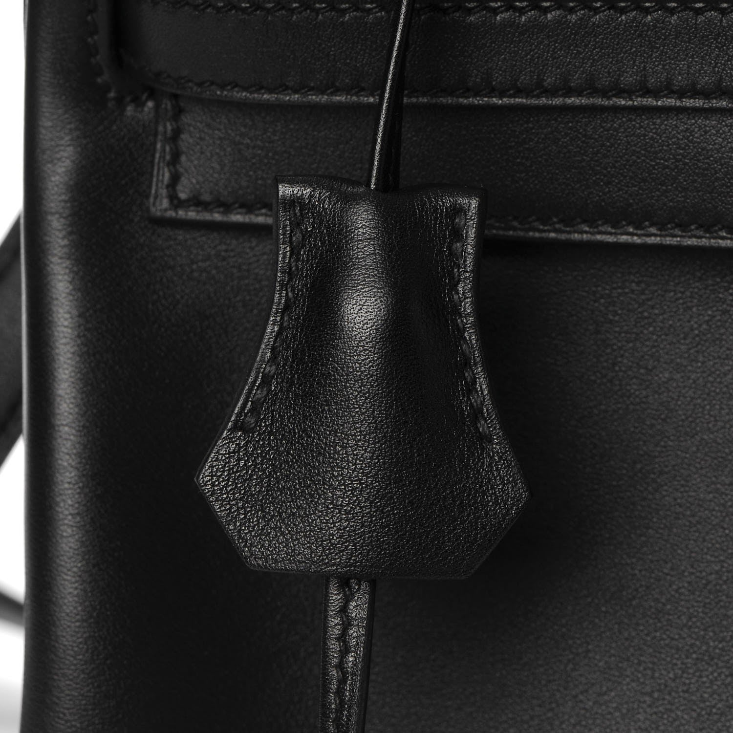 Hermes Swift Kelly Retourne 25 Black 10 of 34