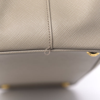 Prada Saffiano Medium Galleria Double Zip Tote Pomice 10 of 15